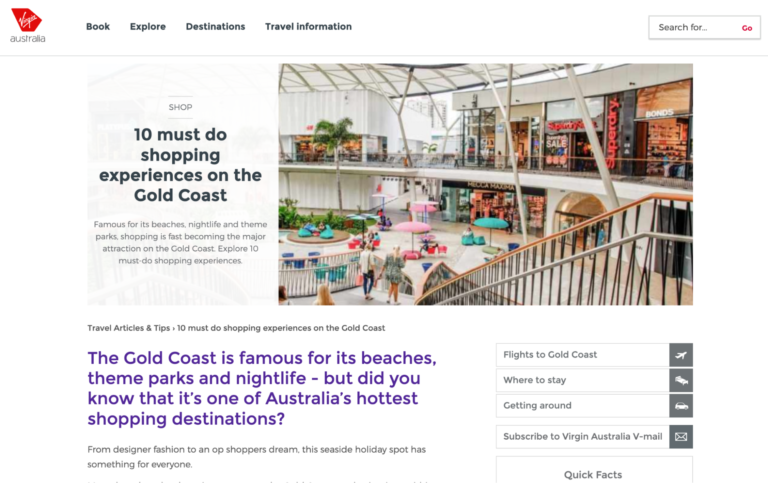 10 must do shopping experience on Gold Coast - Emma's blog